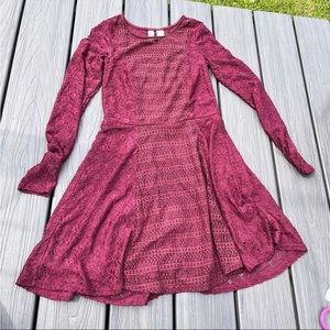 Maroon Dress